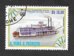 Sellos de Africa - Santo Tom� y Principe -  756b - XXV Aniversario de la Organización Marítima Internacional de las Naciones Unidas