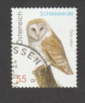 Sellos de Europa - Austria -  Ave Tyto alba