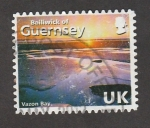 Stamps United Kingdom -  Bahía de Vazon en Guernsey
