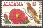 Stamps United States -  878 - 150 Anivº del Estado de Alabama en la Unión
