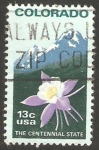 Stamps United States -  1158 - Centº del Estado de Colorado, en La Unión