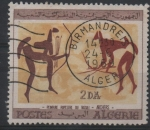 Stamps : Africa : Algeria :  PINTURAS  RUPESTRES  EN  TASSILLI-N-AJJER  6000   B.C.  ARQUEROS.            