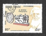 Stamps : Asia : Cambodia :  1220 - Samuel Finley Breese Morse