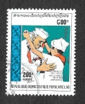 Stamps Laos -  948 - Jawāharlāl Nehru