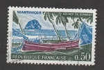 Stamps France -  Martinica. Roca del diamante