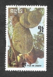 Stamps : Asia : Cambodia :  731 - Fruta de Jaquier