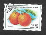 Sellos del Mundo : Africa : Madagascar : 1065 - Naranja