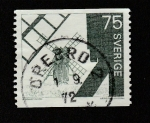 Stamps Sweden -  Molino de viento