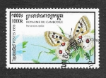 Stamps Cambodia -  1724 - Apolo