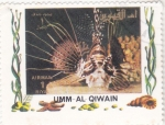 Stamps United Arab Emirates -  PECES TROPICALES