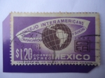 Sellos de America - M�xico -  Consejo Interamericano Económico y Social - OEA-1962.