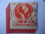 Stamps Mexico -  Conferencia Interamericana Sobre Problemas de la Guerra y de la Paz. Febrero 1945.