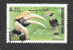 Stamps Afghanistan -  Mi1948 - Calao Bicorne