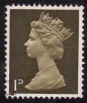 Stamps United Kingdom -  BÁSICOS -Isabel ll