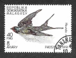 Stamps : Africa : Madagascar :  1029 - Golondrina Común