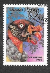 Stamps : Africa : Tanzania :  1284 - Aves Rapaces