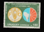 Sellos de America - Uruguay -  VIII reunión del grupo intergubernamental sobre cítricos