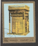 Stamps United Arab Emirates -  Armario de oro egipcio