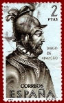 Stamps Spain -  Edifil 1626 Diego de Almagro 2