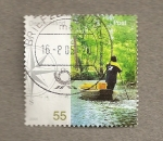 Stamps Germany -  Navegando con pertiga