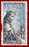 Stamps Spain -  Edifil 1654 Alfonso X el Sabio 0,70