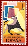 Stamps Spain -  Edifil 1668 Día mundial del sello 1965 1