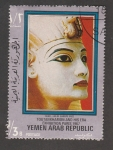 Stamps Yemen -  Exposición Tutankhamon y su tiempo