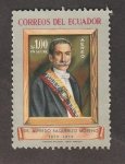 Stamps Ecuador -  Dr. Alfredo Barquerizo