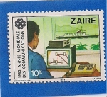 Stamps Democratic Republic of the Congo -  Año Mundial de las Comunicaciones