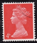 Stamps United Kingdom -  BÁSICOS -Isabel ll