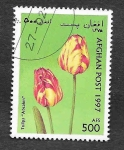 Sellos de Asia - Afganist�n -  Yt1527 - Tulipan 