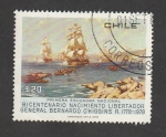 Stamps Chile -  Bicentenario nacimiento general Bernardo O'Higgins