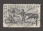 Stamps United States -  Centenario descubrimiento de la las minas de plata