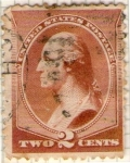 Stamps United States -  60 - George Washington, busto de Houdon