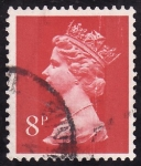 Stamps : Europe : United_Kingdom :  BÁSICOS -Isabel ll