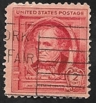 Stamps United States -  414 - Fenimore Cooper, escritor