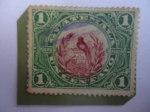 Stamps Guatemala -  Escudo- U.P.U.1902-Libertad,15 Sep.1821-Ave Quetzal (Phoromachrus mocinno)-Símbolo Nacional