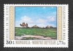 Stamps Mongolia -  546 - Pinturas del Museo Nacional