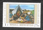Sellos de Asia - Mongolia -  549 -Pinturas del Museo Nacional