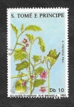 Sellos de Africa - Santo Tom� y Principe -  819d - Plantas Medicinales