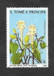 Stamps S�o Tom� and Pr�ncipe -  819a - Plantas Medicinales