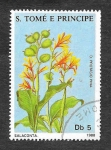 Sellos de Africa - Santo Tom� y Principe -  819b - Plantas Medicinales