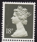 Stamps United Kingdom -  BÁSICOS -Isabel ll