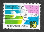Stamps Taiwan -  C89 - Avión