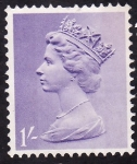 Stamps : Europe : United_Kingdom :  BÁSICOS -Isabel ll