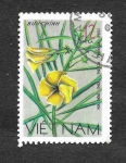 Sellos de Asia - Vietnam -  884 - Flores Silvestres
