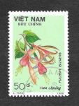 Sellos de Asia - Vietnam -  2031 - Flores