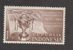 Sellos de Asia - Indonesia -  Victoria Indonesia en el campeonato mundial de Badmington