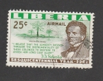 Stamps Liberia -  150 Aniv. de Joseph J. Roberts