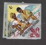 Stamps Burundi -  Boys scouts